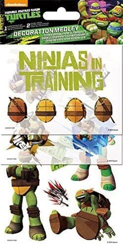 مجموعة حقيبة ظهر وصندوق غداء من Teenage Mutant Ninja Turtles - حزمة مع حقيبة ظهر TMNT للمدرسة، وحقيبة غداء، وزجاجة مياه، وملصقات، والمزيد | حقيبة ظهر TMNT للأولاد in Saudi Arabia