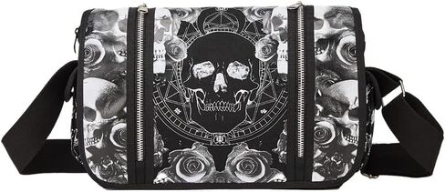Goth Backpack Y2k Backpack EMO Backpack Goth Messenger Bag Grunge Backpack Street Hipster Backpack (BB3021) in Kuwait