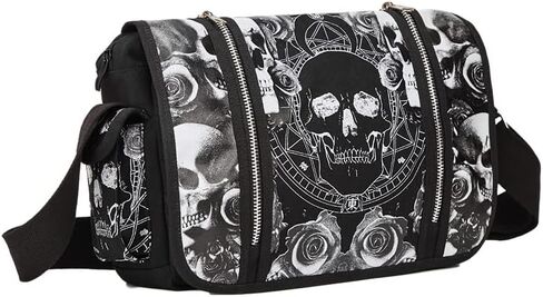 Goth Backpack Y2k Backpack EMO Backpack Goth Messenger Bag Grunge Backpack Street Hipster Backpack (BB3021) in Kuwait