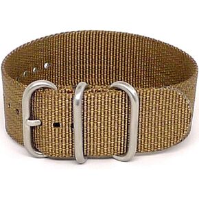 Da Luca Ballistic Nylon Military 1 Piece Watch Strap (Matte Buckle) 18mm 20mm 22mm 24mm 26mm