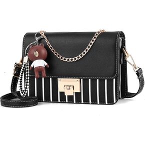 حقيبة كتف Zhongningyifeng Crossbody حقيبة كتف للنساء من الجلد وحقائب يد صغيرة على الموضة
