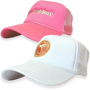 Citrusy Boutique Trucker Hat - 2 Pack | Foam Embroidered Cap | Unisex Men Women Baseball Cap | Mesh Adjustable Snapback
