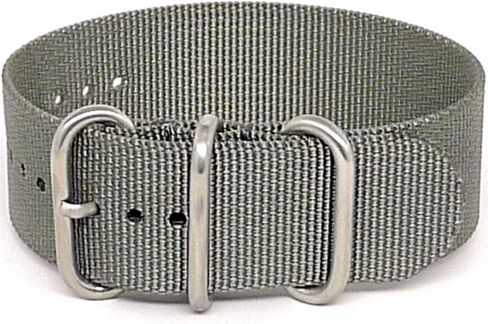 Da Luca Ballistic Nylon Military 1 Piece Watch Strap (Matte Buckle) 18mm 20mm 22mm 24mm 26mm in Kuwait