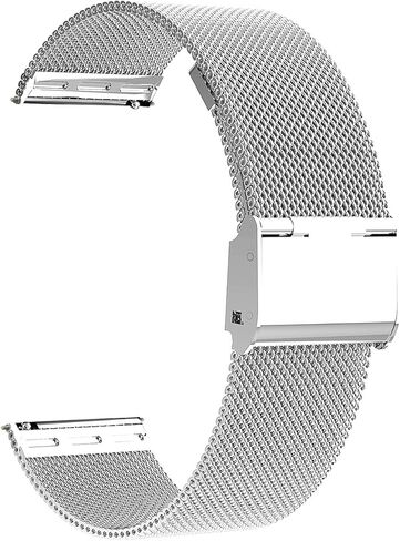 Jonurphy Watch Bands,16mm 18mm 20mm 22mm Replacement Stainless Steel Metal Mesh Band,Quick Release Watch bands Metal Bolt,Smart Watch Wristbands for Men Women. in Kuwait