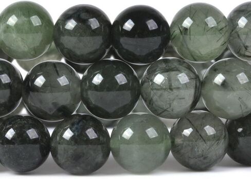 Justinstones Gem Semi Precious Gemstone 8mm Round Beads Stretch Bracelet 7 Inch Unisex in Kuwait