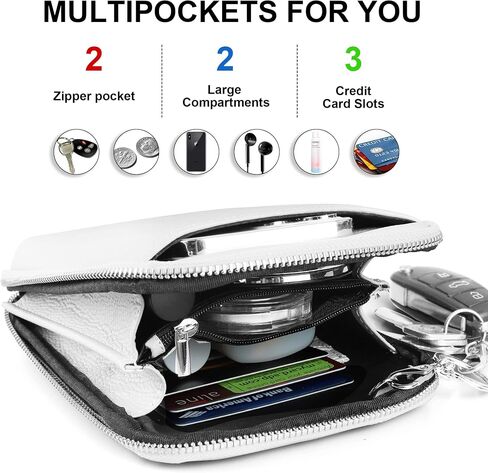 befen Leather Crossbody Cell Phone Purse for Women, Women's Small Zip Around Crossbody Wallet Bags - Fit iPhone 14 Pro in Kuwait