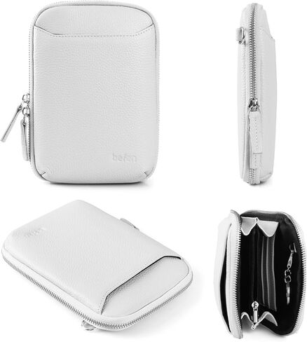 befen Leather Crossbody Cell Phone Purse for Women, Women's Small Zip Around Crossbody Wallet Bags - Fit iPhone 14 Pro in Kuwait