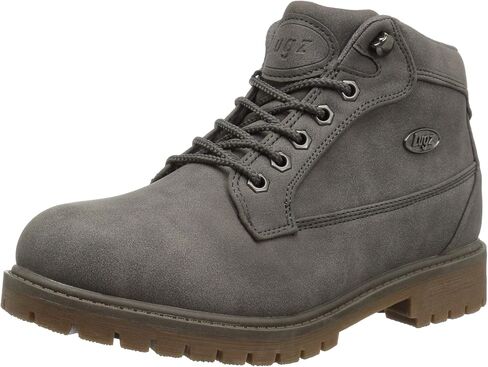 Lugz Womens Mantle Mid Lace Up Casual Boots Ankle Low Heel 1-2" - Grey in Saudi Arabia