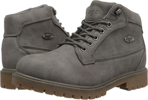 Lugz Womens Mantle Mid Lace Up Casual Boots Ankle Low Heel 1-2" - Grey in Saudi Arabia
