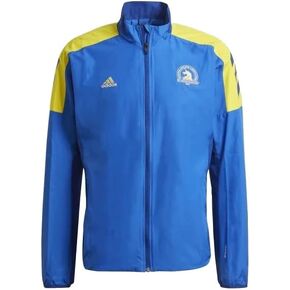 Adidas Men’s Boston Marathon 125th Celebration Jacket , Blue/Yelow in Saudi Arabia