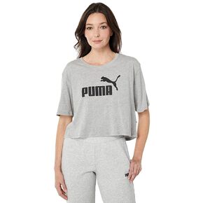 PUMA Women's Essentials+ Cropped Logo Tee in Kuwait