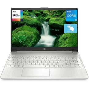 2022 Newest HP Notebook Laptop, 15.6" FHD Touchscreen, Intel Core i5-1135G7, 16GB DDR4 RAM, 1TB PCIe SSD, Wi-Fi 5, Webcam, Bluetooth, HDMI, Windows 11 Home, Silver in Kuwait