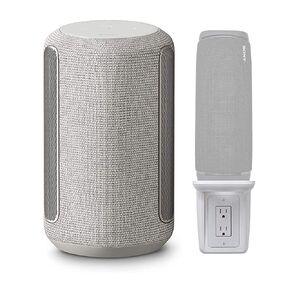 مكبر صوت لاسلكي Sony SRSRA3000/B يعمل بتقنية Wi-Fi بتقنية 360 Reality Audio (أسود) مع حزمة رف حائط بمنفذ متعدد الأغراض من Knox Gear (عنصران) in Saudi Arabia