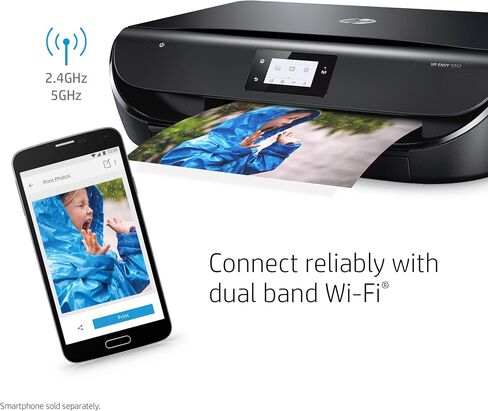 HP Envy 5055 Wireless All-in-One Photo Printer, HP Instant Ink & Amazon Dash Replenishment Ready (M2U85A) (Renewed) in Kuwait