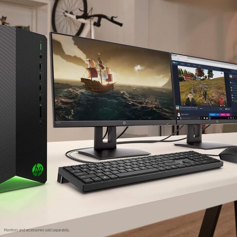 HP Pavilion Gaming Desktop PC Computer, AMD Ryzen 5 4600G, GTX 1650 Super, 16GB RAM, 512GB SSD, WiFi, Bluetooth, Windows 10 Home in Saudi Arabia