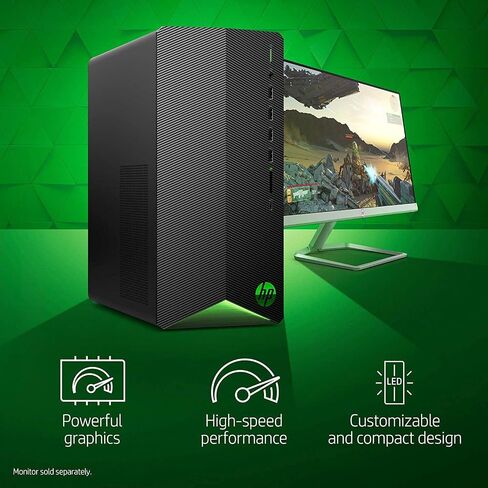 HP Pavilion Gaming Desktop PC Computer, AMD Ryzen 5 4600G, GTX 1650 Super, 16GB RAM, 512GB SSD, WiFi, Bluetooth, Windows 10 Home in Saudi Arabia