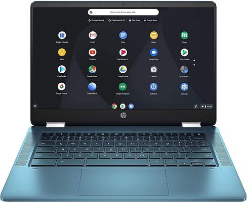 HP X360 Chromebook ، 14 بوصة 2 في 1 قابل للتحويل ، معالج انتل سيليرون N4020 حتى 2.80 جيجاهرتز (4 جيجابايت رام 64 جيجابايت اس اس دي، كاميرا ويب، نظام تشغيل كروم) (مجدد) in Kuwait
