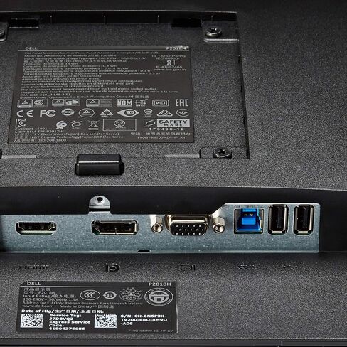 DELL 20 inches P2018H WIDE SCREEN 1600X900 VGA DISPLAY PORT (DP) HDMI LCD LED MONITOR (Renewed) in Saudi Arabia