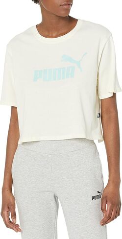 تيشيرت نسائي من PUMA بشعار Essentials+ قصير in Kuwait