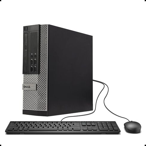 Dell Optiplex 7020 Desktop Computer, Intel Quad-Core i7-4770-3.4GHz, 32 GB RAM, 512GB SSD, DVD, USB 3.0, WiFi, HDMI, Windows 10 Pro (Renewed) in Saudi Arabia