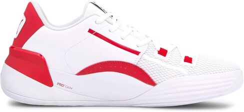 حذاء رياضي لكرة السلة للرجال من PUMA Clyde Hardwood Team، كاجوال - أحمر in Saudi Arabia