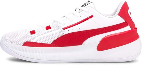 حذاء رياضي لكرة السلة للرجال من PUMA Clyde Hardwood Team، كاجوال - أحمر in Saudi Arabia