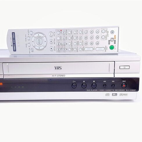 Sony SLV-D360P DVD Player / Video Cassette Recorder Combination 4-Head Hi-Fi VHS Player / CD Player W/ Progressive Scan, DTS Digital Out. (Renewed) in Saudi Arabia