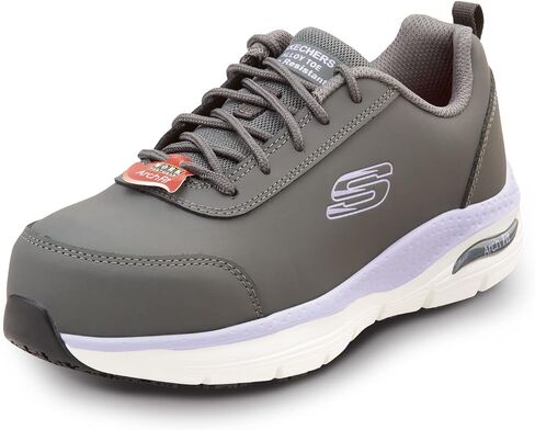 Skechers Work Arch Fit Reagan, Women's, Athletic Style, Alloy Toe, EH, MaxTrax Slip Resistant, Work Shoe in Saudi Arabia