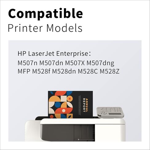 LemeroUtrust (مع الرقاقة) استبدال خرطوشة الحبر المعاد تصنيعها ل HP 89X 89A CF289X CF289A استخدام مع HP Laserjet Enterprise M507n M507dn M507X M507dng MFP M528f M528dn M528C (أسود، عبوة واحدة) in Kuwait