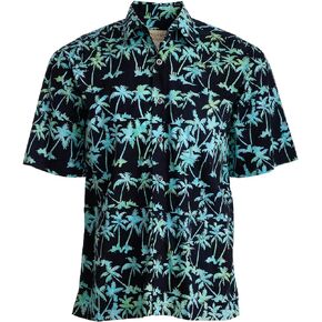 Johari West Men's Big and Tall Short Sleeve Hawaiian Tropical Cotton Shirt in Saudi Arabia