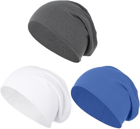 Bohend Bohemian Beanie Hats Headwear Cap Stretch Non Slip Bandanas Sleep Turbans Hats for Women Men Close top Head Covering in Kuwait