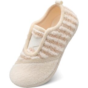 JIASUQI Womens Slippers Fuzzy Slip-on House Shoes Indoor Outdoor Slippers for Women in Saudi Arabia