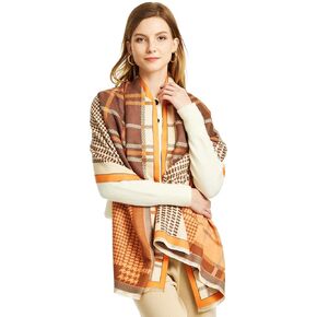 Scarfs for Women Pashmina Shawl Wrap for Evening Dressing Winter Thick Warm Knit Scarf Blanket Open Front Poncho Cape in Saudi Arabia