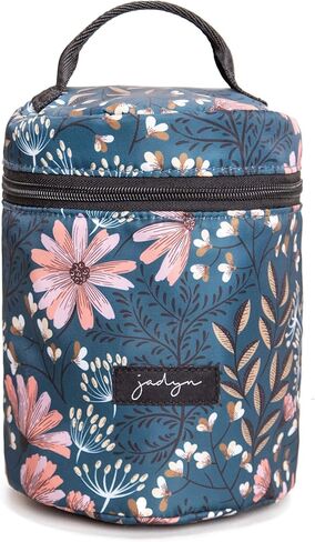 Jadyn Cosmetic Zip Makeup Bag, Tavel Cosmetic Pouch for Toiletries, Make Up, and Accessories, Water Resistant Travel Makeup Bags for Women, Designs (Cheetah Spot) in Kuwait