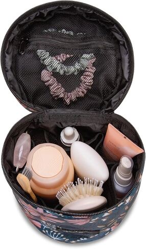 Jadyn Cosmetic Zip Makeup Bag, Tavel Cosmetic Pouch for Toiletries, Make Up, and Accessories, Water Resistant Travel Makeup Bags for Women, Designs (Cheetah Spot) in Kuwait