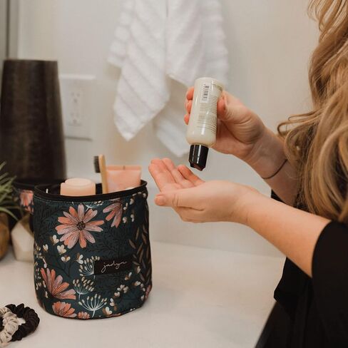 Jadyn Cosmetic Zip Makeup Bag, Tavel Cosmetic Pouch for Toiletries, Make Up, and Accessories, Water Resistant Travel Makeup Bags for Women, Designs (Cheetah Spot) in Kuwait