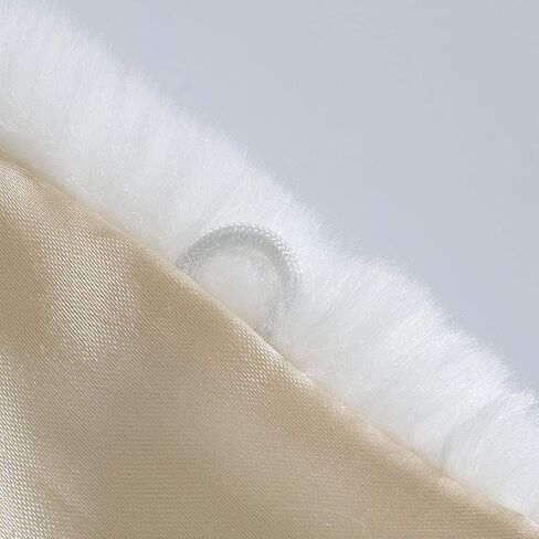 Haloty الزفاف فو الفراء شال الفراء الزفاف يلتف سرق العروس الفراء Capelet تتغاضى in Kuwait
