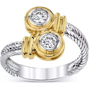 Jude Jewelers Stainless Steel Braided Knot Wedding Engagement Promise Statement Ring in Saudi Arabia