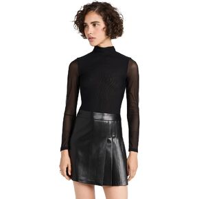 alice + olivia Women's Chara Vegan Mini Pleated Dress in Saudi Arabia