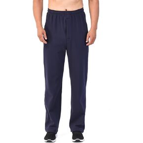 Zoulee Men's Front Zip Open-Bottom Sports Pants Sweatpants Trousers in Kuwait