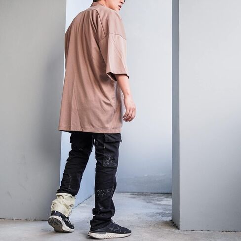 Men's Long Oversized Kimono Cardigan Noragi Japan Jacket Haori Man Yukata Coat in Saudi Arabia