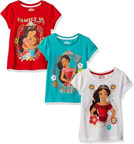تي شيرتات Disney Girls' Little Girls' 3 Pack Elena Of Avalor in Saudi Arabia