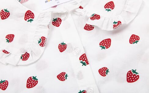 Mud Kingdom Little Girls Peter Pan Collar Blouse Cotton Puff Short Sleeve Button Up in Kuwait