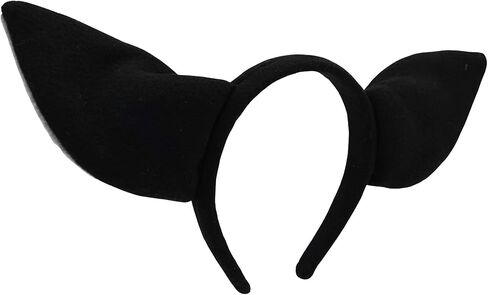 Nicky Bigs Novelties Unisex Adult Costume Bat Wings and Ears Headband, Black, One Size in Saudi Arabia