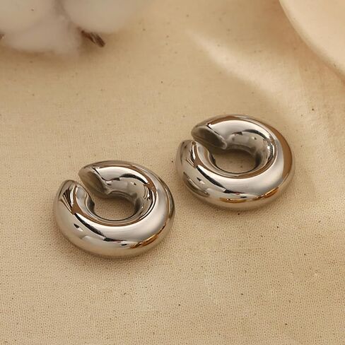 Ear Cuff Earrings for Women Trendy Ear Cuffs Non Piercing Aretes De Mujer Clip On Earrings Non Pierced Ear Cartilage Clip on Wrap Ear Cuff Teen Girl Gifts Trendy Stuffers Non Adjustable Ear Cuffs in Saudi Arabia
