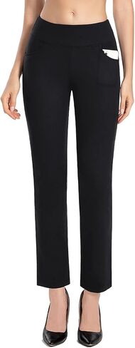 MOVE BEYOND Buttery Soft Women's Bootcut Yoga Pants with 4 Pockets Tummy Control Workout Bootleg Work Pants in Kuwait