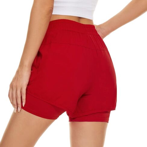 Taydey Women's Quick-Dry Running Workout Sports Shorts in Kuwait