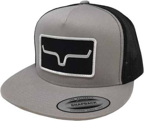 Kimes Ranch Unisex Banner Ventilated Trucker Adjustable Snapback High-Profile Flat Bill Logo Cap in Saudi Arabia