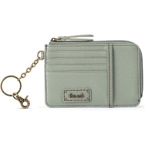 محفظة Sak Iris مصنوعة من الجلد، وحامل بطاقات مرتفع مع سلسلة مفاتيح in Kuwait