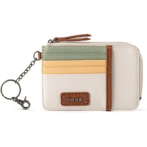 The Sak Iris Wallet in Leather, Elevated Card Holder with Keychain in Saudi Arabia